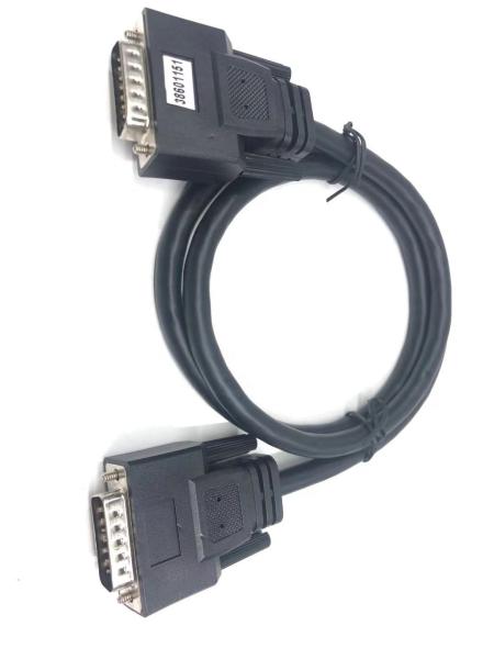 Male PVC Copper Replace Wire Harness DB15 Monitor Cable For Electronic Equipment