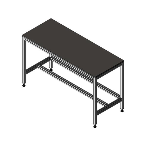 Aluminium Extrusion Workbench Kit Turnover Cart Material Rack Multi-Layer Trolley