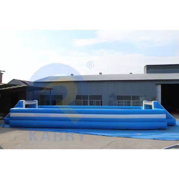 Inflatable Street Soccer Pitch for Girls PVC Water Soccer Field Sports Equipment
