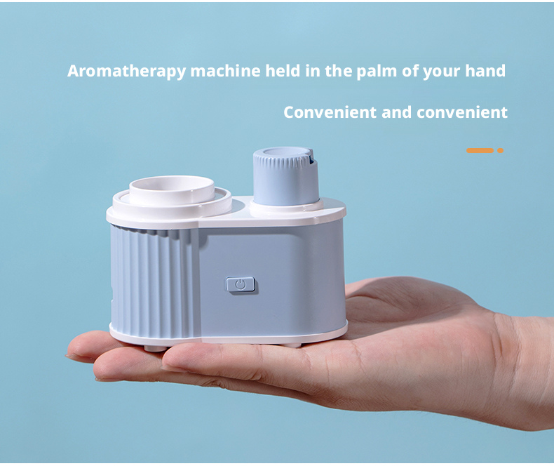 Wholesale No Water Tank Rechargeable Portable Ultrasonic Humidifier Diffuser Essential Oil Aroma Diffuser Night Household 1 Year