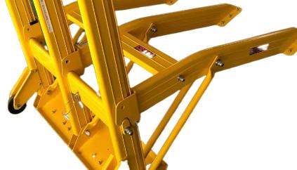 Electrostatic Spraying Rustproof Anti Vehicle Barrier With Wheels