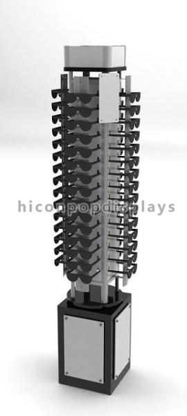Rotating Floor POP Merchandise Displays Stand Show Sunglasses In Store