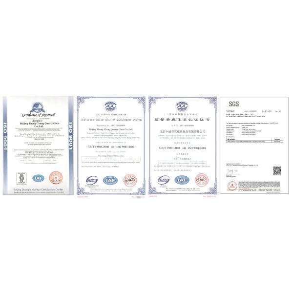 El CNC de encargo de la alta precisión trabajó a máquina el componente estructural del cuarzo