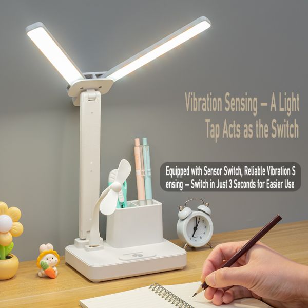 Type-C Chargeable Desk Lamp Offering 800mAh Battery Workspace Illumination