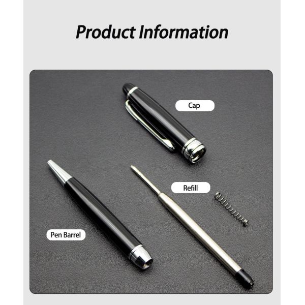 Classic Twist Ballpoint Pen 1.0mm Business Office Metal Ballpoint Signature Pen