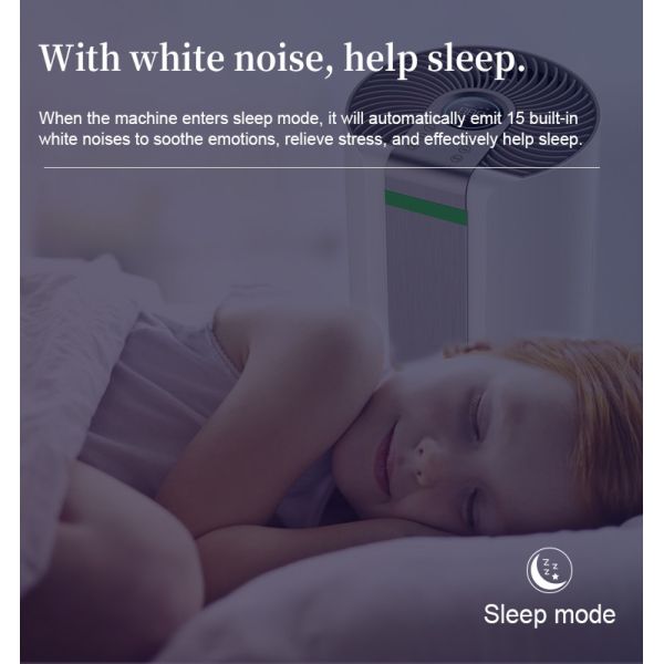 Carbon Filter 254nm UV 50W 600M3/H Hepa Purifiers Ionizer