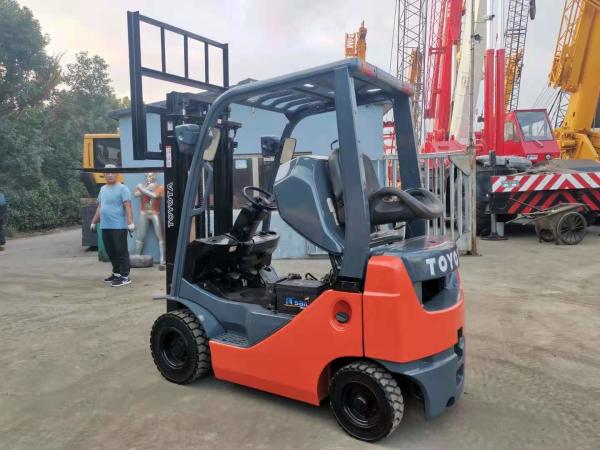 4Y Engine Natural Gas Toyota 8FD15 Used All Terrain Forklift