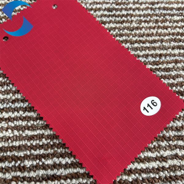 Custom Finish 420D Ripstop Oxford 0.5cm Grid Waterproof Fabric For Mass Production