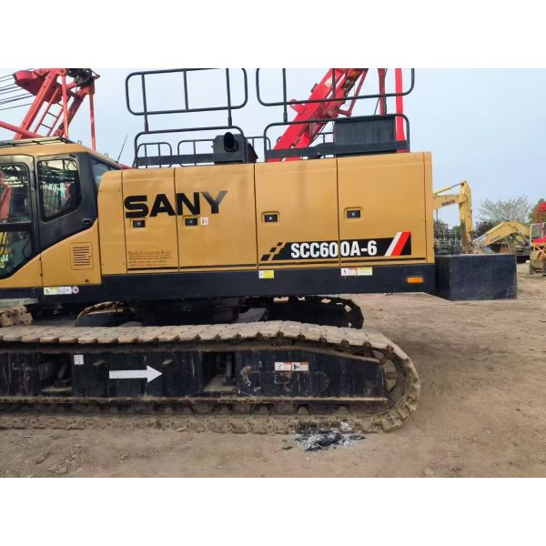 Certificates Are Complete And Goods Are Available For Immediate Supply. Used SANY SCC600A-60T Crawler Crane