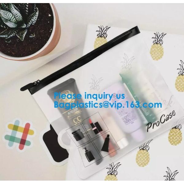 Cosmetic/ Makeup/ Toiletry Customized Beach Zipper Clear PVC Cosmetic Bag Travel Toiletry Wash Bath PVC Cosmetic Bag