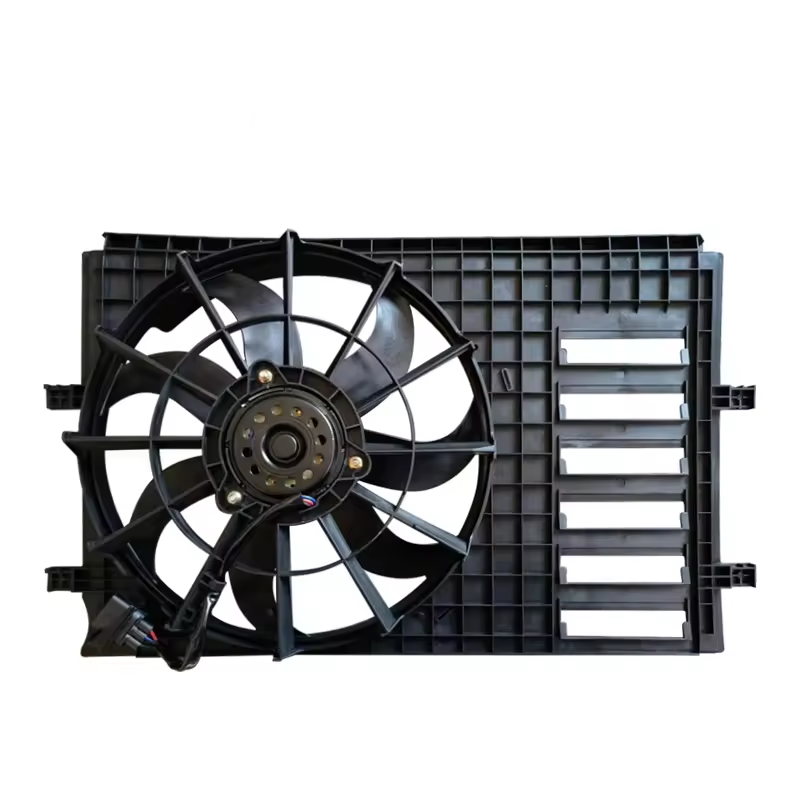 Electric Engine Cooling Radiator Fan Assembly for VW Polo 6RD121207D 6RD1212079B9 2012- Year