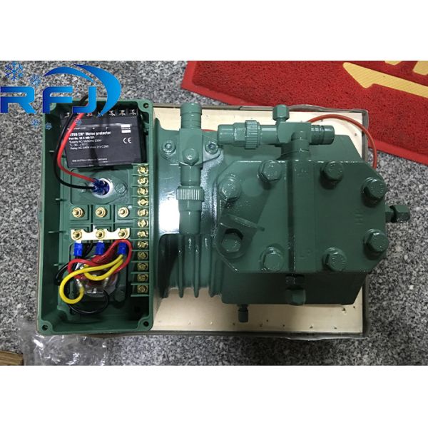 2GES 2Y 2HP Semi Hermetic Refrigeration Compressor Low Temperature