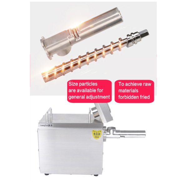 Home Household Stainless Steel Castor Oil Processing Equipment Cold Pressed Argan Marula Chia Seed Apricot Oil Press Machine 220V/50HZ