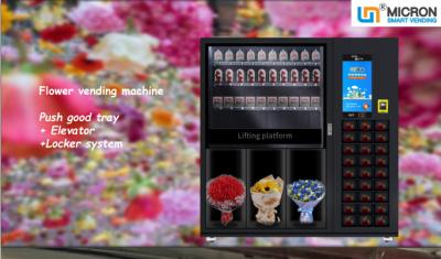 Distributeur automatique de refroidissement de casier de fleur avec le système de réfrigérateur