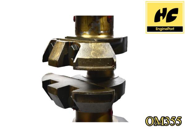High Hardness Mercedes Benz Performance Parts , OM355 355 030 6701 Forged Steel Crankshaft