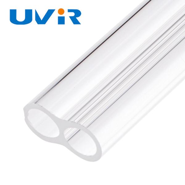 Chauffage infrarouge à tube double en quartz clair 15x33mm