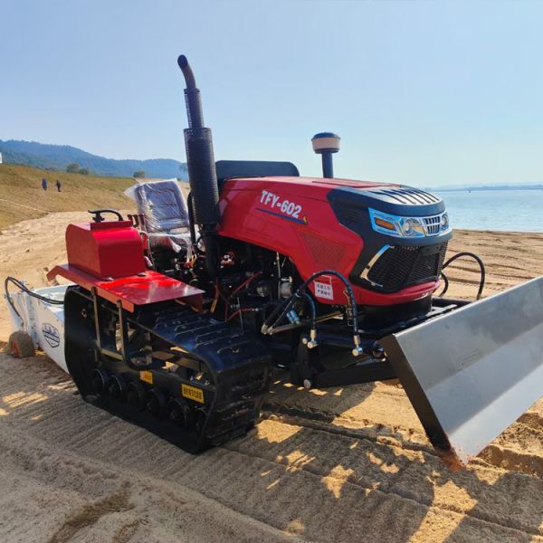 Hydraulically Controlled Vibrating Screen Beach Sand Cleaning with Alkaline Solution