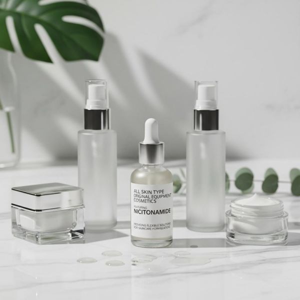 All Skin Type Original Equipment Cosmetics Featuring Nicotinamide Providing Flexible Solutions for Skincare Formulations