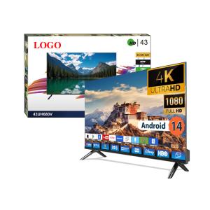 32 40 50 55 65 Inch Smart LED TV 2K 4K UHD Android Flat Screen Television