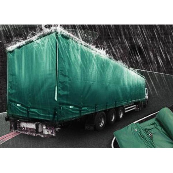 цвет крена брезента ПЭ вкладыша пруда 200гсм Вайньт Геомембране зеленый для крышки тележки