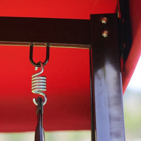 Наружный балкон Дворик Железный наружный кресло-качалка с металлической рамой в фотоцвете