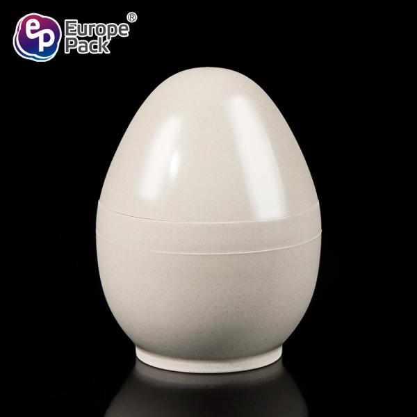 Eco-friendly biodegradable 160ml egg shape Bamboo Fiber  dessert Cup