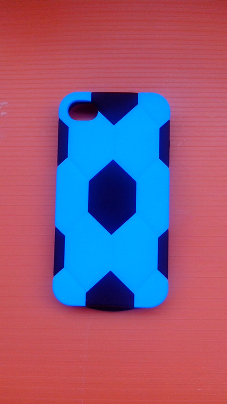Custom Protective PC Phone Case Cool With Football Pattern Design