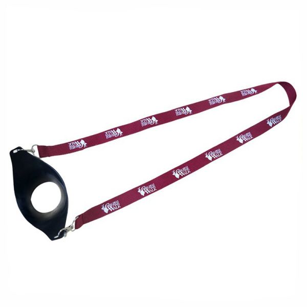 Promotional Glass Wrapper Lanyard 2*90cm Dacron Logo Customized