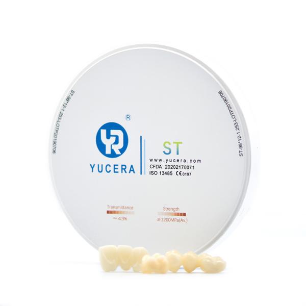 Da came dental dental do disco 71mm Cad da zircônia do ST Preshade sistema de trituração
