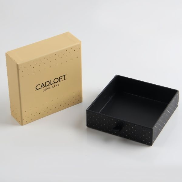 Customized Tie Gift Box White Card Printed Logo Pull Out Space Saving
