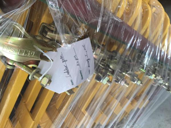 Safety Steel Galvanized Scaffold Ladder Access Gates For Protection Spring Loaded