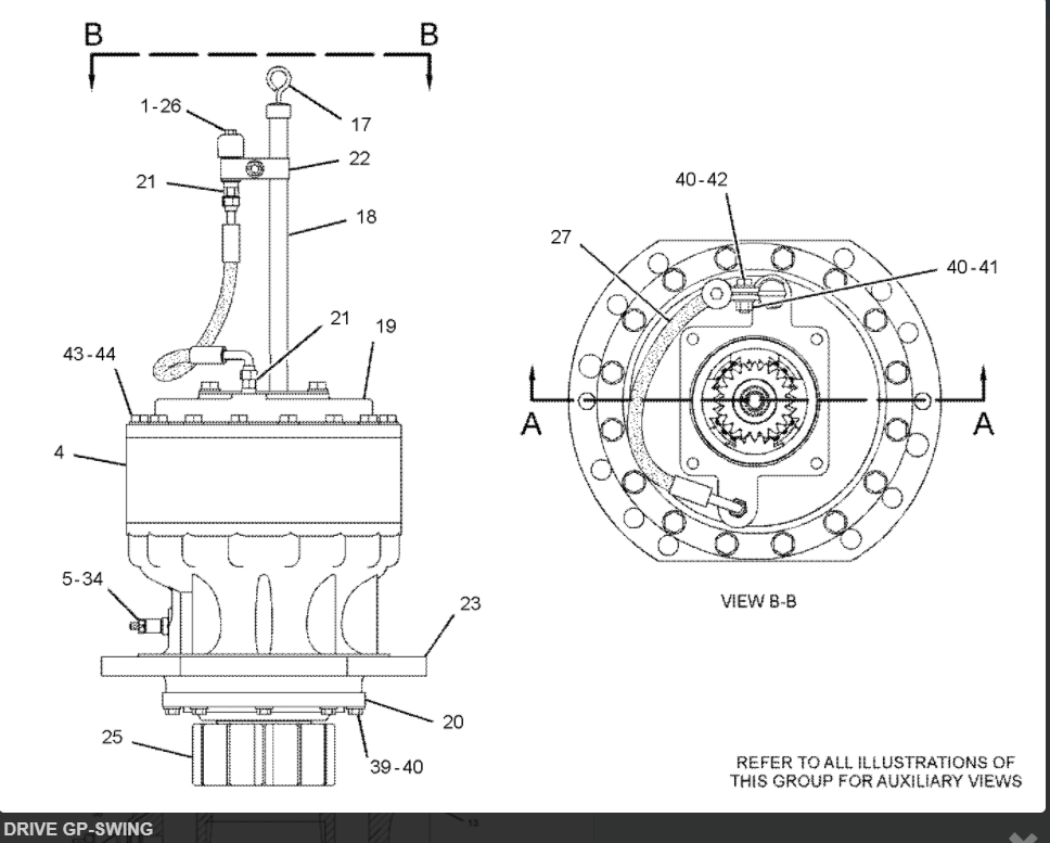 296-6253 296-6250 3530528 3530500 1994487 Excavator Swing Gearbox Fit E330D E345C E345D E345DL