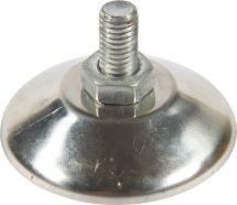 23mm Plastic Tack Glides White Zinc Finished Adjustable Leg With M8 Bolt
