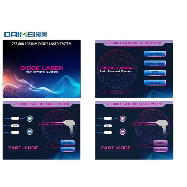 Portable 808nm Laser Hair Remover Germany Laser Bars Painless And Efficient