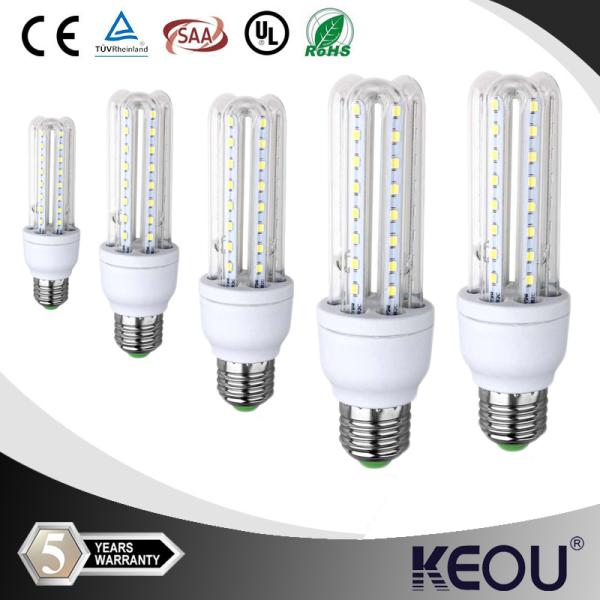 85-265V 3U shape led energy saving lamp led bulb light 3W 5W 7W 9W 12W 23W