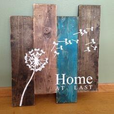 Lightweight Wood Pallet Plaque , Economic Pallet Art Sayings WP0107