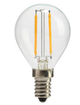 LED Filament 4w P45 400 Lumen Interior bright and energy efficient transparent European bedroom living room lighting