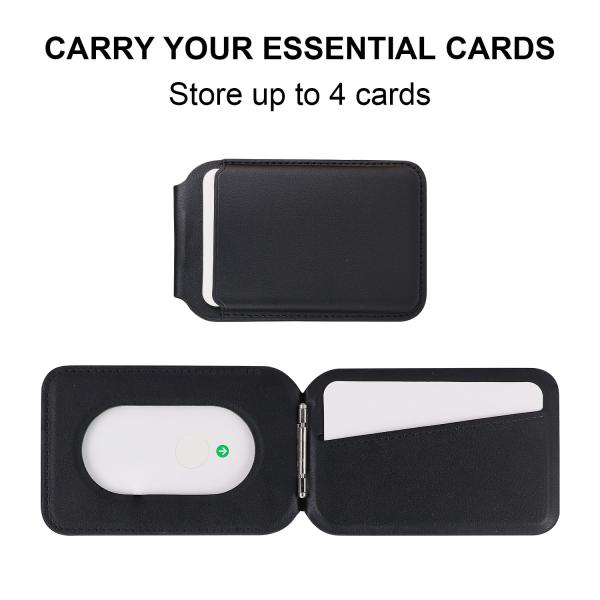 Adjustable Magsafe Wallet OEM / ODM iPhone 5 Card Holder Secure Grip Finger Loop