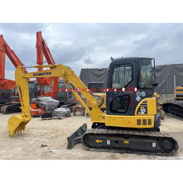 Komatsu PC55MR Mini Excavator with 90% Degree and Original Hydraulic Cylinder