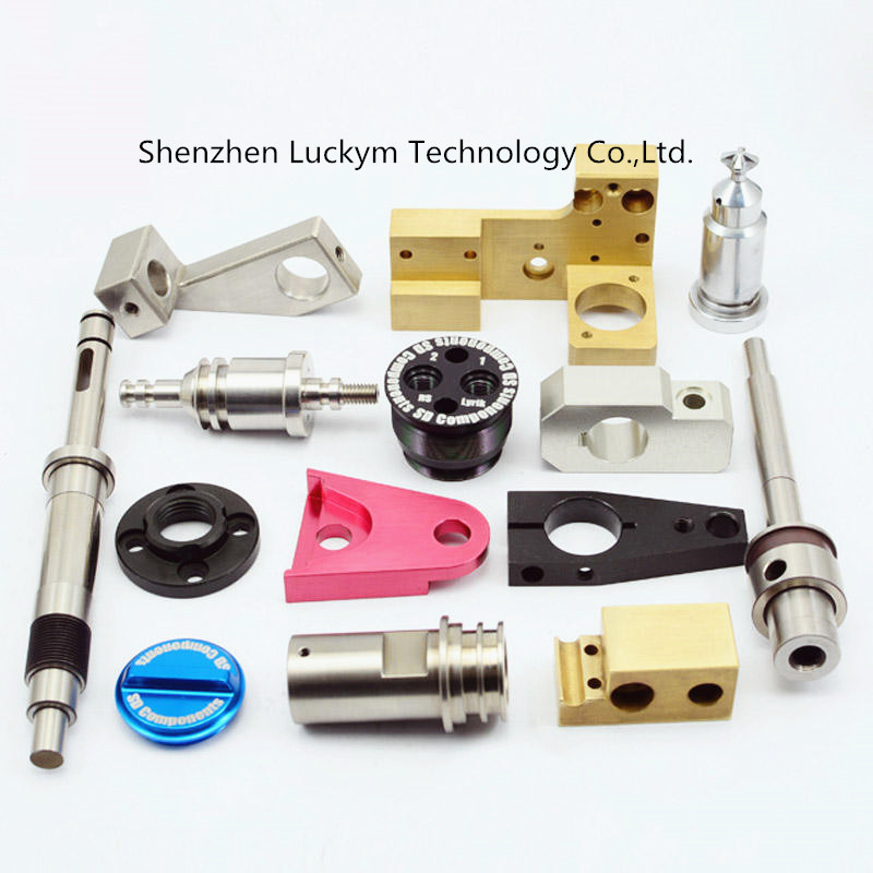 Инженерство LUCKYM & программируя Cnc повернули, который подвергли механической обработке части металла, алюминиевую стальную латунную клетку работы робота частей робота металла