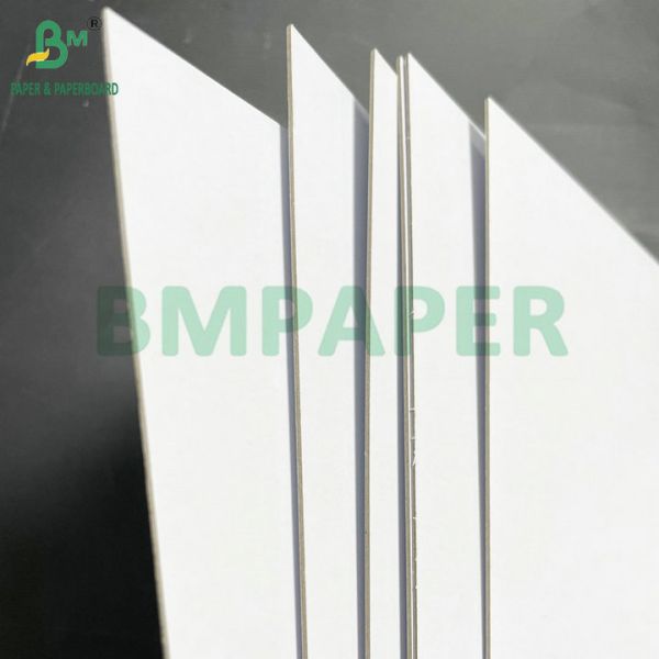 1 mm 1.1 mm de doble cara de cartón blanco duro revestido de arcilla para caja de regalo