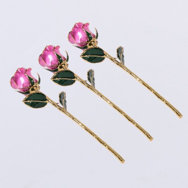 European and American 24k Gold-plated Rose Gold Natural Real Rose Valentine's Day Wedding Anniversary Proposal love Gift