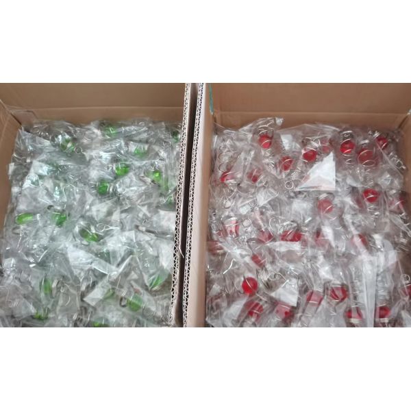 Sublimation Wind Spinner Tail Colorful Glass Beads Ornament For Sublimation Wind Spinner Window Garden Decoration