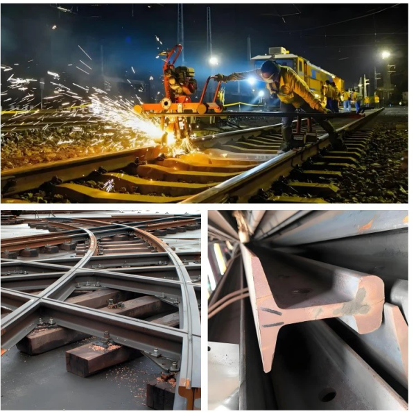 Heavy Rail Crane Type 38kg Essential for Heavy-Duty Railway and Crane Operations with Durability