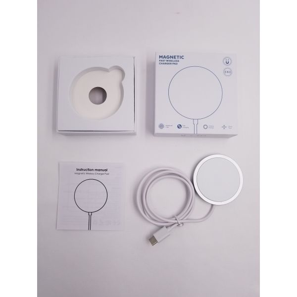 1.67A 205kHz Aluminum Magnetic Qi 15W Wireless Charger Pad