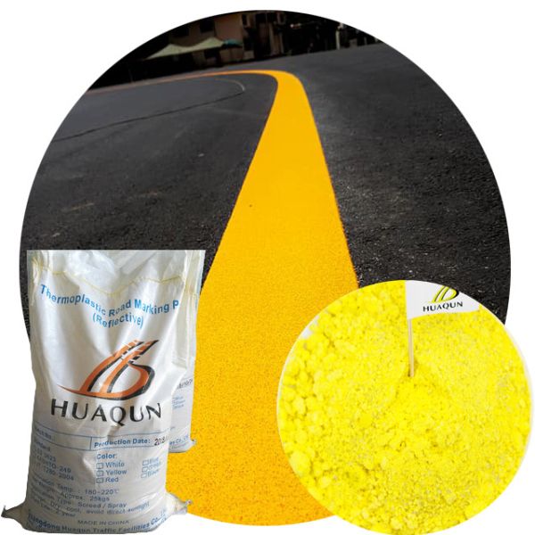 Peinture de marquage routier thermoplastique durable Guangzhou Chine usine
