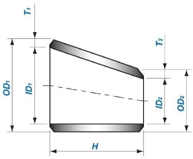 JIS B2311/2220 Carbon Steel Reducer ASTM A860 WPHY52 ASTM A860 WPHY56