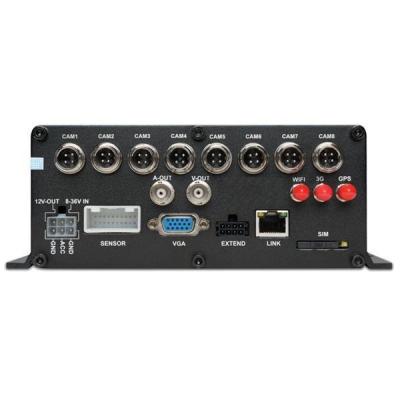 8ch 960/D1 Real-time Recording WIFI 3G Various Mobile Monitoring Support Intercom Mobile Car DVR