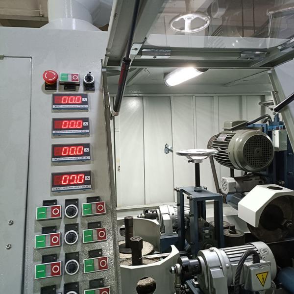 4 Heads Square Stainless Steel Tube Polishing Machine High Efficiency