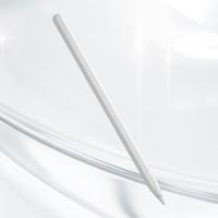 Stylo de inscription en aluminium de taille standard avec l'astuce en caoutchouc